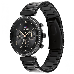 Alternative view of Tommy Hilfiger Women’s Quartz Black Stainless Steel Black Dial 34mm Watch 1782390