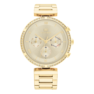 Tommy Hilfiger Women’s Quartz Gold Stainless Steel Gold Dial 34mm Watch 1782392