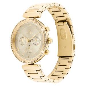 Tommy Hilfiger Women’s Quartz Gold Stainless Steel Gold Dial 34mm Watch 1782392