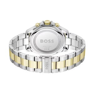 Hugo Boss Men’s Chronograph Quartz Two-tone Stainless Steel Green Dial 44mm Watch 1514154