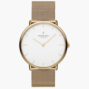 Nordgreen Women’s Quartz Gold Stainless Steel White Dial 32mm Watch NR32GOMEGOXX
