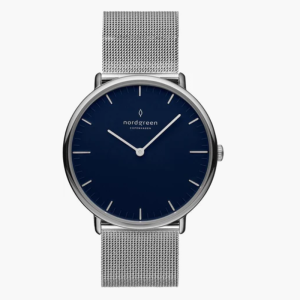 Nordgreen Women’s Quartz Silver Stainless Steel Blue Dial 32mm Watch NR32SIMESINA