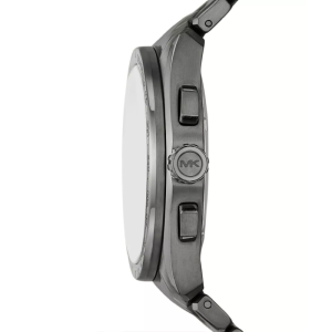 Alternative view of Michael Kors Men’s Chronograph Quartz Grey Stainless Steel Blue Dial 44mm Watch MK9178