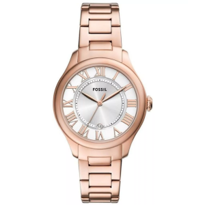 Fossil Women’s Quartz Rose Gold Stainless Steel Silver Dial 38mm Watch ES5394 (Without Tag)