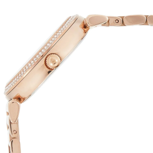 Michael Kors Women's Quartz Rose Gold Stainless Steel Crystal Pave Dial 38mm Watch MK3377