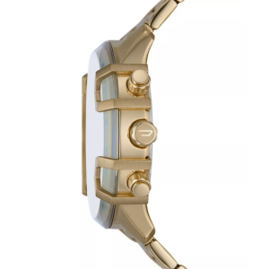 Diesel Men’s Chronograph Quartz Gold Stainless Steel Gold Dial 48mm Watch DZ4595 (Without Tag)