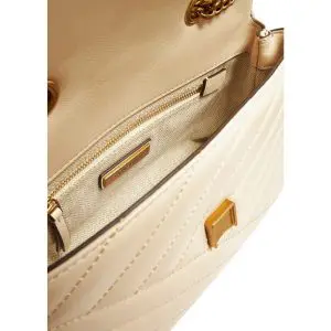 Tory Burch Small Kira Chevron Convertible Shoulder Bag (Size: H 15cm L 22.5cm D 8cm) 90452-122