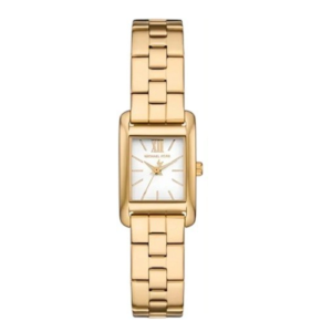 Michael Kors Women’s Quartz Gold Stainless Steel White Dial 22mm Watch MKO1098