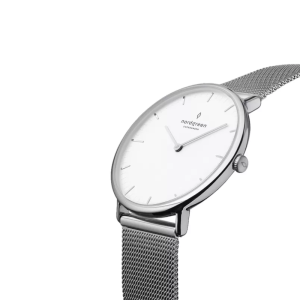 Alternative view of Nordgreen Women’s Quartz Silver Stainless Steel White Dial 32mm Watch NR32SIMESIXX