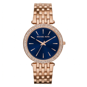 Michael Kors Women’s Quartz Stainless Steel Blue Dial 39mm Watch MK3406 (Like New)