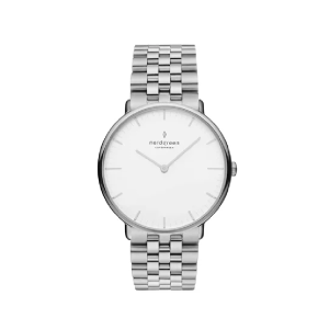 Nordgreen Women’s Quartz Silver Stainless Steel White Dial 32mm Watch NR32SI5LSIXX