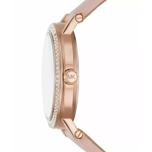 Michael Kors Women’s Quartz Leather Strap Rose Gold Dial 38mm Watch MK7552 (Like New)