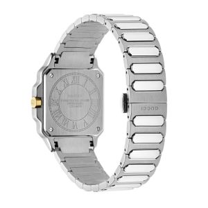 Alternative view of Gucci Unisex Swiss Made Quartz Two-Tone Stainless Steel Silver Dial 30mm Watch YA166506