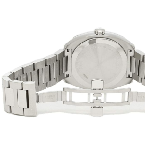 Gucci Men’s Swiss Made Quartz Silver Stainless Steel Blue Dial 41mm Watch YA142314 - Image 3