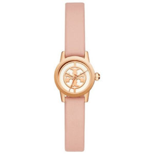 Tory Burch Women’s Quartz Pink Leather Strap White Dial 20mm Watch TBW4036 (Like New)