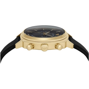 Emporio Armani Men’s Quartz Black Leather Strap Black Dial 40mm Watch AR11690