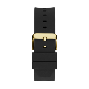 Guess Men’s Quartz Black Silicone Strap Grey Dial 44mm Watch GW0564G1