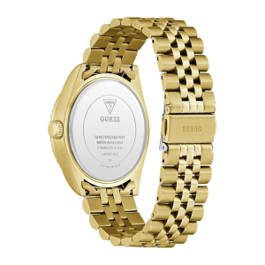 Guess Men’s Quartz Gold Stainless Steel Gold Dial 42mm Watch GW0977G2