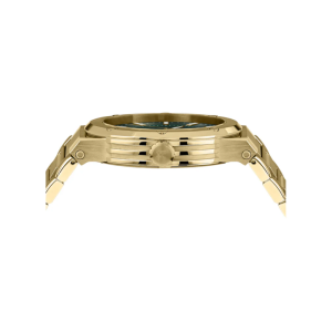Ferragamo Men’s Swiss Made Quartz Gold Stainless Steel Green Dial 44mm Watch SFHY00921 (Like New)