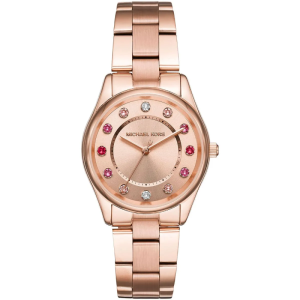 Michael Kors Women’s Quartz Rose Gold Stainless Steel Rose Gold Dial 34mm Watch MK6604