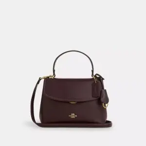 COACH Emory Top Handle Brown Bag (Size: L 25.4cm, H 17.8cm, W 10.8cm) CCE54-1