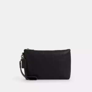 Coach Men's Pouch in Black (Size: L24.8cm, H17.8cm, W7.6.4cm) CCF33
