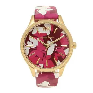 Michael Kors Women’s Quartz Multi-Color Leather Strap Multi-Color Dial 36mm Watch MK2810