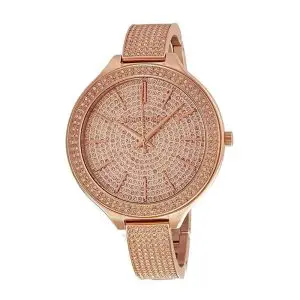 Michael Kors Women’s Quartz Rose Gold Stainless Steel Rose Gold Dial 42mm Watch MK3251 (Like New)