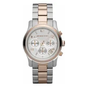 Michael Kors Women’s Quartz Two-tone Stainless Steel Silver Dial 38mm Watch MK5315