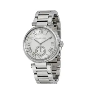 Michael Kors Women’s Quartz Silver Stainless Steel Silver Dial 42mm Watch MK5866