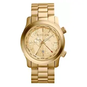 Michael Kors Women’s Quartz Gold Stainless Steel Gold Dial 43mm Watch MK5960