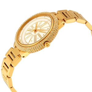Michael Kors Women’s Quartz Rose Gold Stainless Steel Mother Of Pearl Dial 40mm Watch MK6550