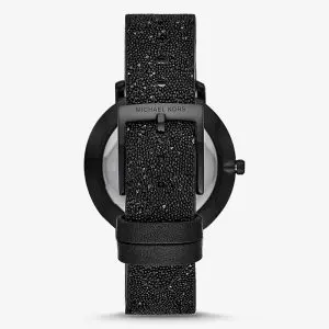 Michael Kors Women’s Quartz Black Leather Strap Black Dial 38mm Watch MK2885