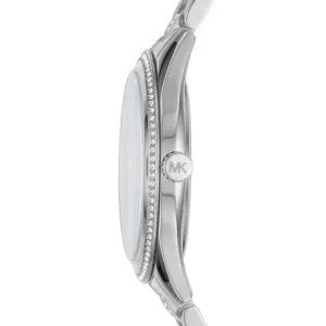 Alternative view of Michael Kors Women’s Quartz Silver Stainless Steel Lauryn Blue Dial 38mm Watch MK3720