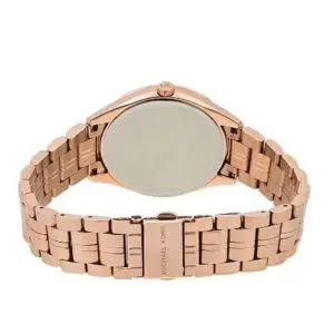Michael Kors Women’s Quartz Rose Gold Stainless Steel Lauryn Pink Dial 38mm Watch MK3722
