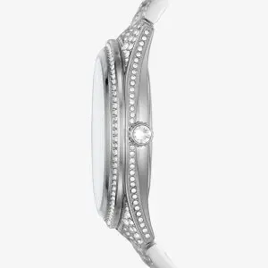 Alternative view of Michael Kors Women’s Quartz Silver Stainless Steel Lauryn Silver Dial 38mm Watch MK3755 (Like New)