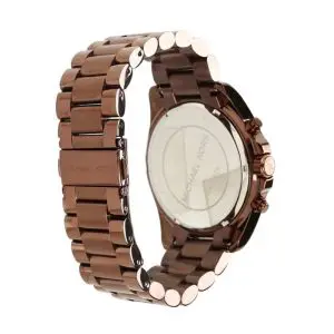 Alternative view of Michael Kors Unisex Quartz Brown Stainless Steel Brown Dial 43mm Watch MK5628 (Like New)