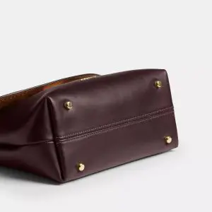 COACH Emory Top Handle Brown Bag (Size: L 25.4cm, H 17.8cm, W 10.8cm) CCE54-1 - Image 4