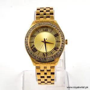 Michael Kors Women’s Quartz Gold Stainless Steel Gold Dial 38mm Watch MK4709/1 (Like New)