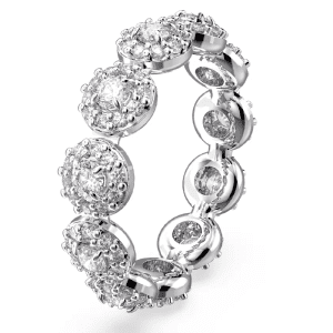 Swarovski Women's Una Angelic Ring Round Cut White Rhodium Plated 5642608Swarovski Women's Una Angelic Ring Round Cut White Rhodium Plated 5642608