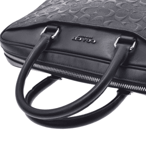 Coach Men's Beckett Slim Brief in Signature Leather Business Laptop Briefcase Bag (Size: L37.5cm, H27.9cm, W7.0cm) F72973 - Image 3