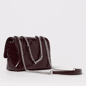Tory Burch Kira Diamond Small Shoulder Bordeaux Quilted Leather Flap Bag (Size: L23.5cm H15.0cm W8.0cm) 169326