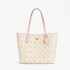 Coach Signature Canvas Tote Spacious Everyday Shoulder Bag (Size: L33.0cm H29.0cm W16.0cm) CBM58-1