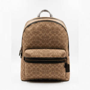 Coach Men's West Backpack in Blocked Signature Canvas Everyday Travel Backpack (Size: L30.5cm H40.5cm W12.5cm) CP159