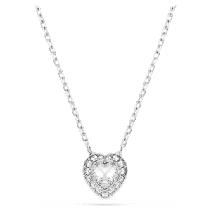 Swarovski Women's Ariana Grande x Swarovski Pendant Mixed Cuts Heart White Rhodium Plated 5720852