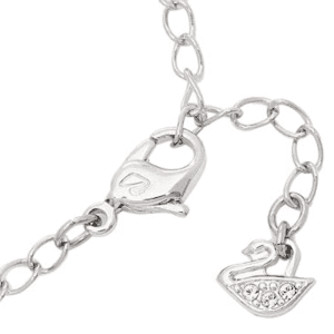 Swarovski Women's Sparkling Dance Bangle Round Cut White Rhodium Plated 5497478