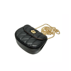 Alternative view of Coach Turnlock Mini Card Case in Leather – Chain Bag (Size: L 12.1cm, H 9.5cm, W 5.7cm) CZ018