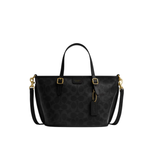 COACH Taxi Tote Bag 21 In Signature Canvas (Size: L 21.0cm, H16.5cm, W11.5cm) CCD94