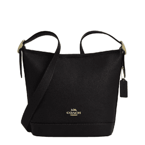 COACH Jude Duffle Black Bag (Size: L 22.9cm, H26.7cm, W14.6cm) CBH18