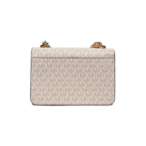 Alternative view of Michael Kors Large Heather Logo Shoulder Bag For Women's -Vanilla/Acorn (Size: W:6.99cm H:15.24cm D:23.50cm) 30S2G7HL3B-1